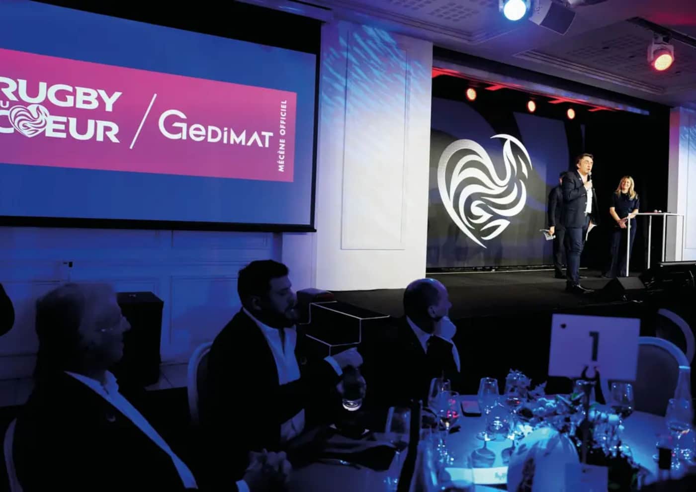 Gedimat mécène du fonds « Rugby au cœur » 