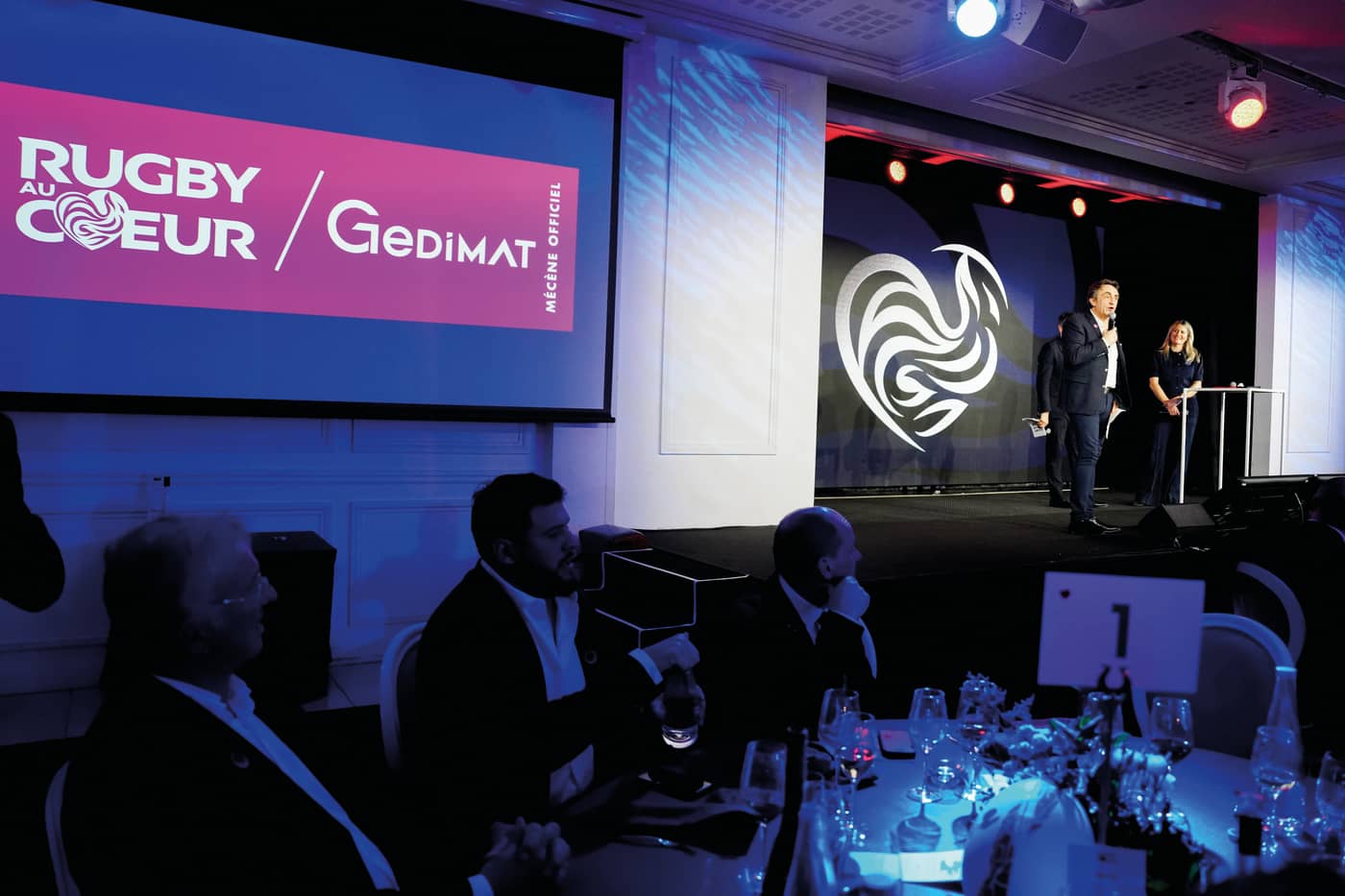 Gedimat mécène du fonds « Rugby au cœur »